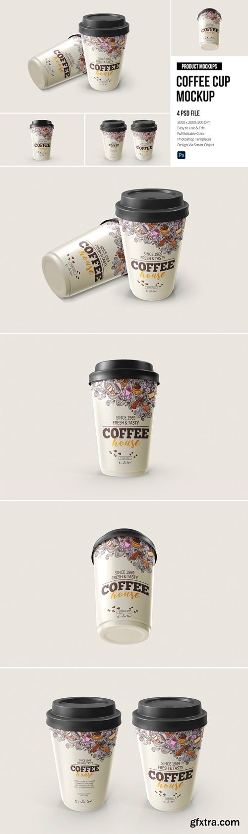 Coffee Cup Mockups G42JTHK