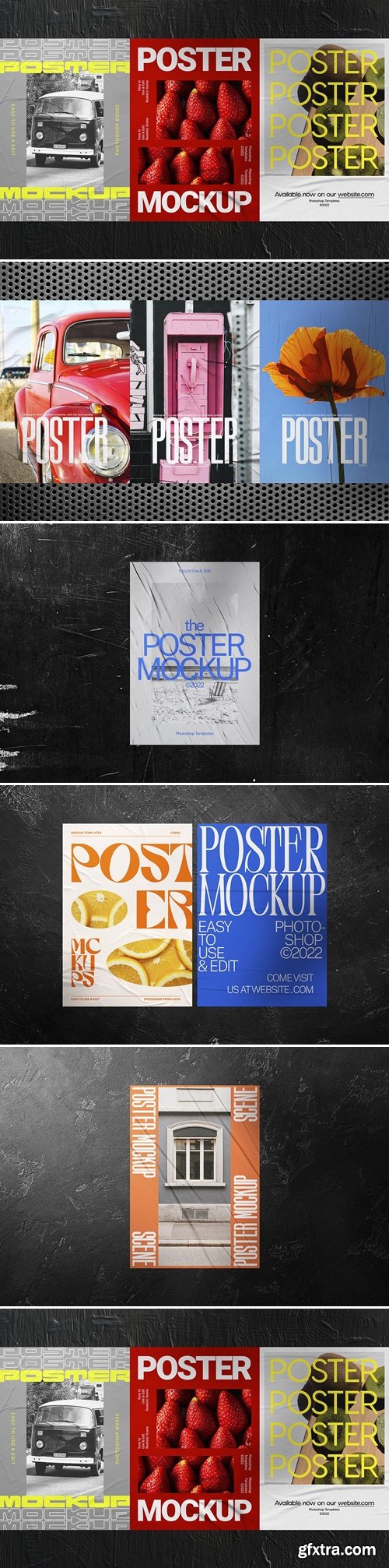 Urban Poster Mockups WK7PAPM