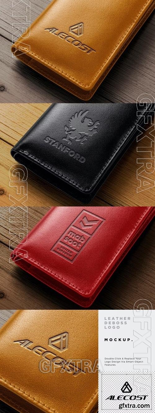 Leather Stamping Logo Mockup FX9MRXS