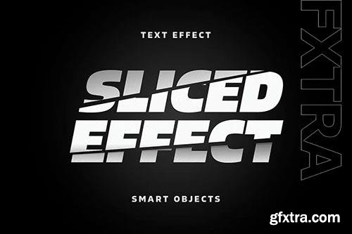 Sliced Letters Text Effect PSD