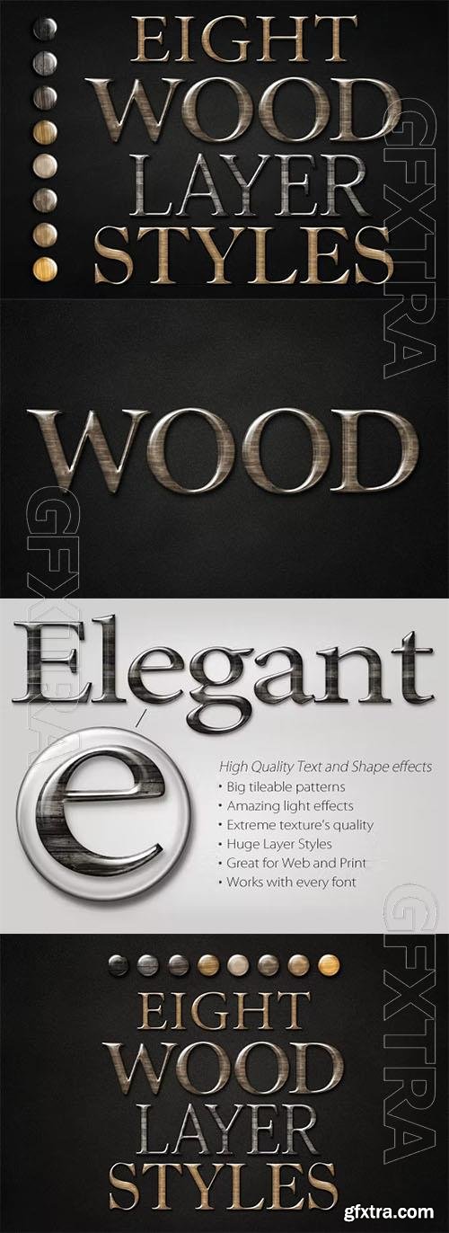 Wood Text Logo Effect for Photoshop PSD