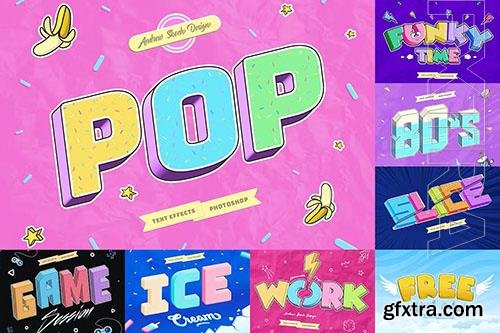 Pop Art Text Effects PSD