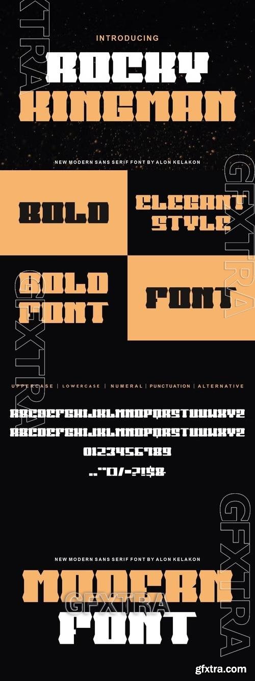 Rocky Kingman Font 