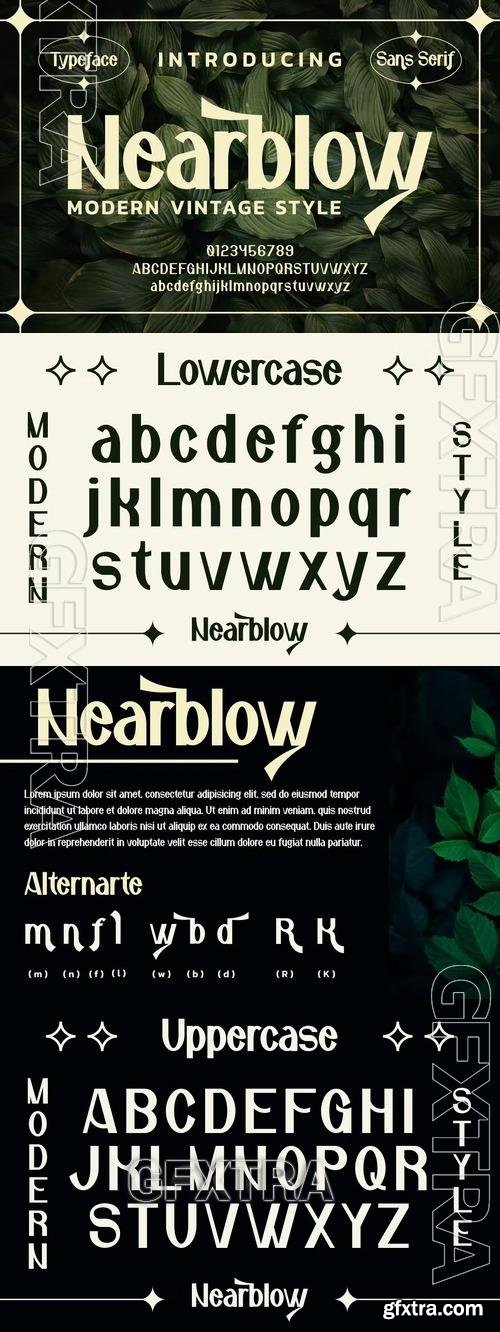 Nearblow Font