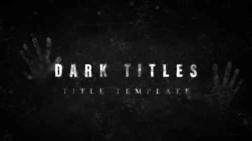 Videohive - Dark Titles - 25354395 - 25354395