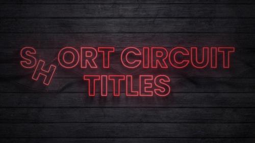 Videohive - Neon Short Circuit Titles - 30751434 - 30751434