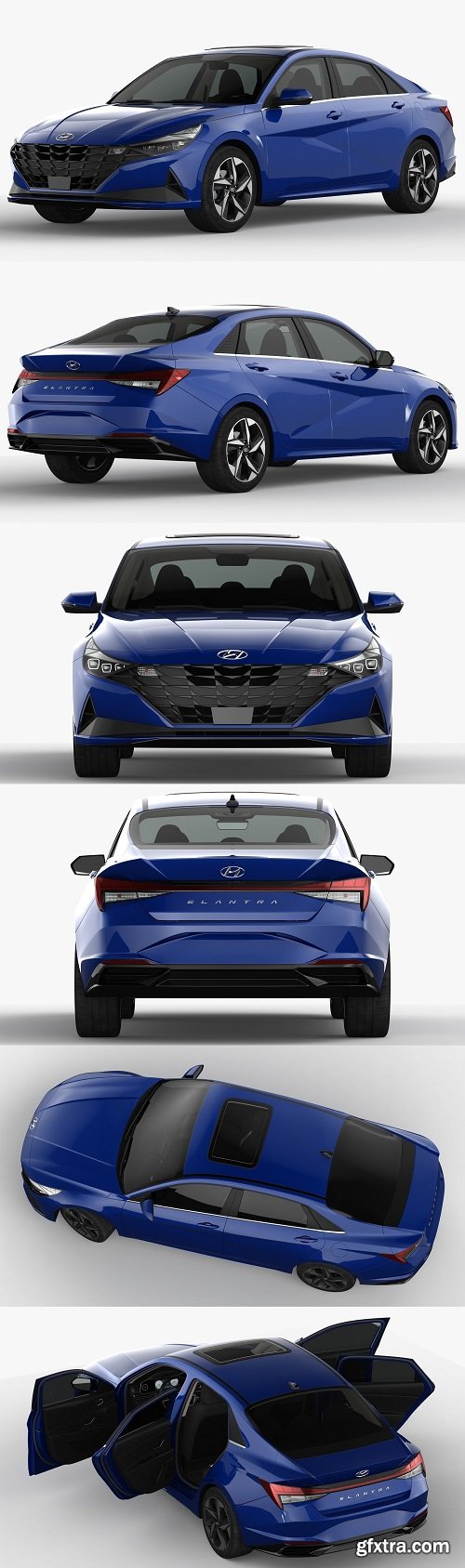 Hyundai Elantra 2021 3D model