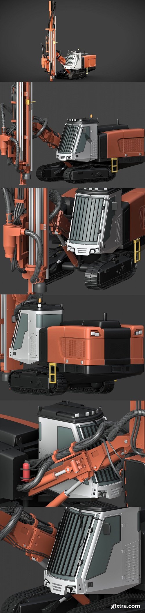 Sandvik Pantera DP1500i CGI version 3D model