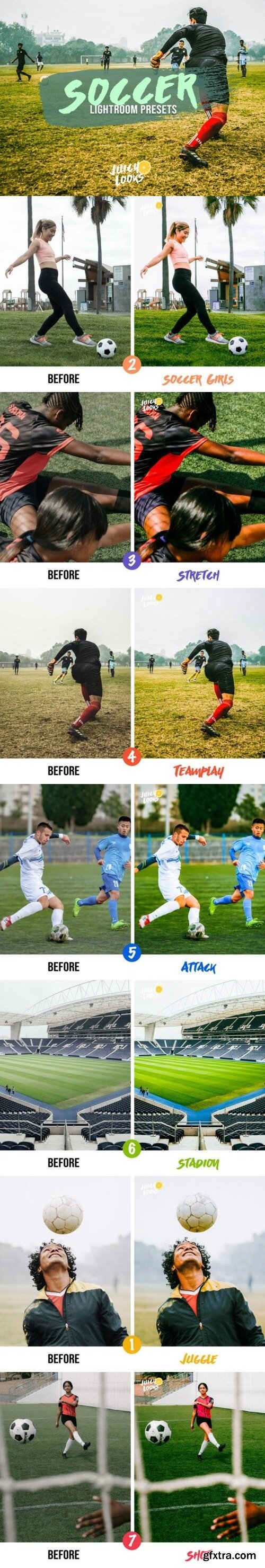 Soccer Lightroom Presets Photoshop