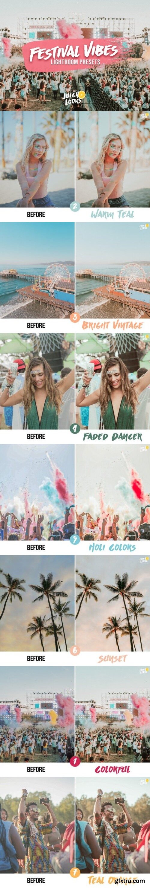 Festival Lightroom Presets Photoshop