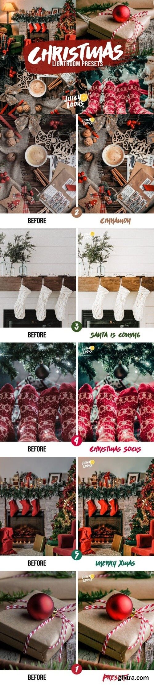 Christmas Lightroom Presets Photoshop