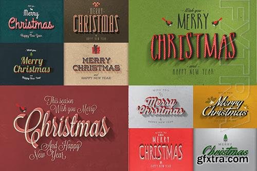 Christmas Text Effects Vol.2 PSD