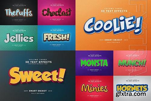 3D Text Effects Vol.3 PSD