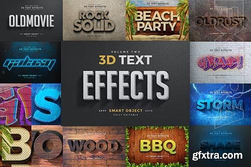 3D Text Effects Vol.2 PSD