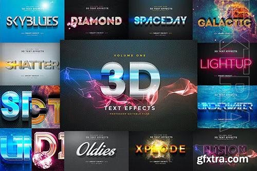 3D Text Effects Vol.1 PSD