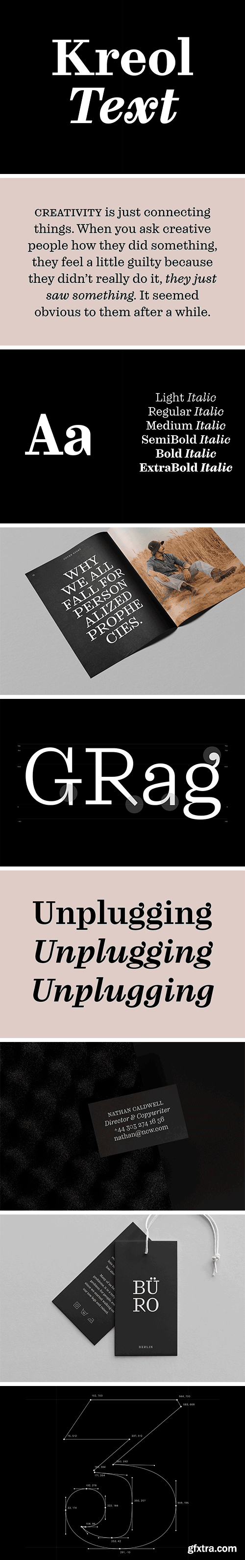 Kreol Text Font Family