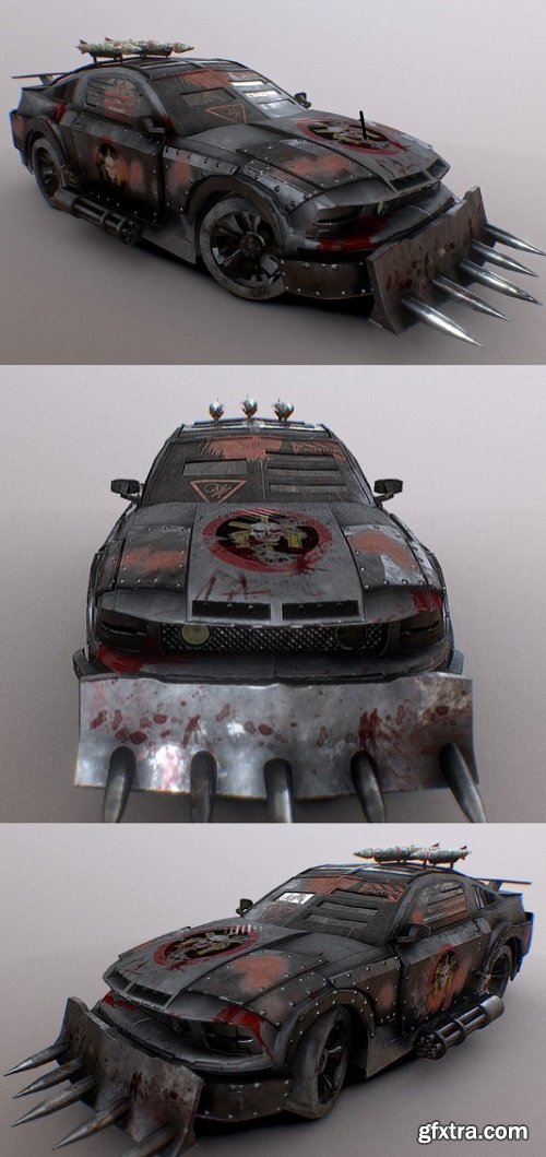 Gt500 2008 War mode 3D Model