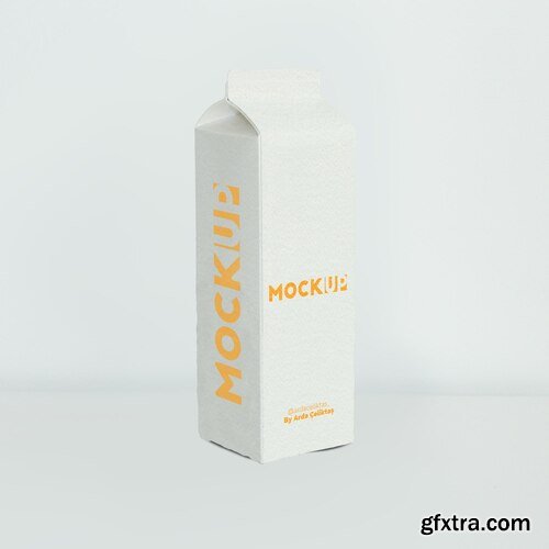 Milk box mockup