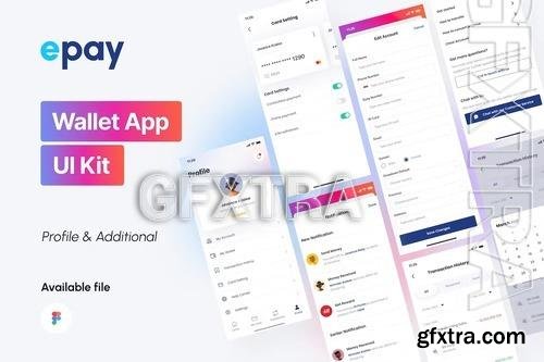 Epay - Wallet App - Profile & Additional Pages 3MAGCD5
