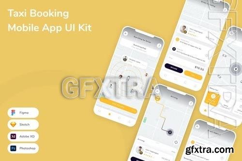 Taxi Booking Mobile App UI Kit AUYP8NS