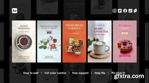 Videohive Cafe Instagram Stories 40729384