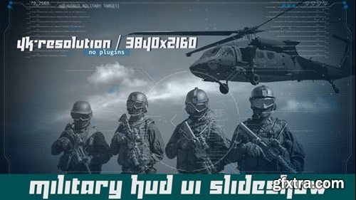 Videohive Military HUD UI Slideshow 40727437