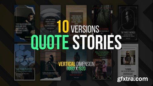 Videohive 10 Quote Stories 40695573