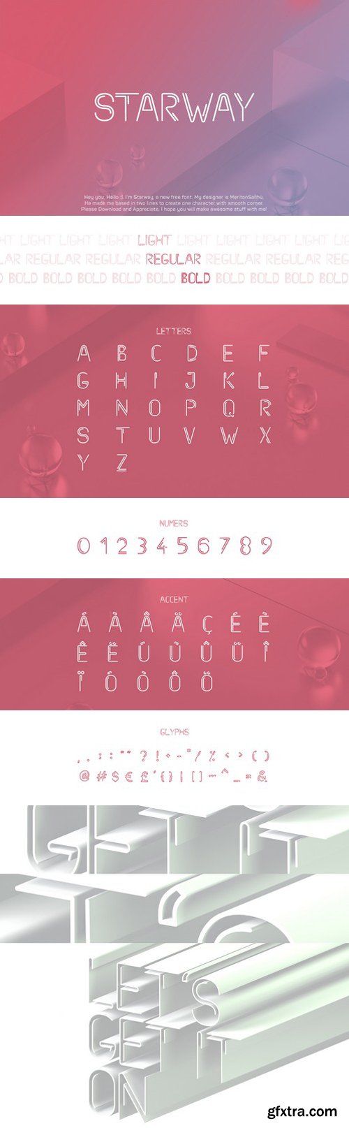 Starway - font