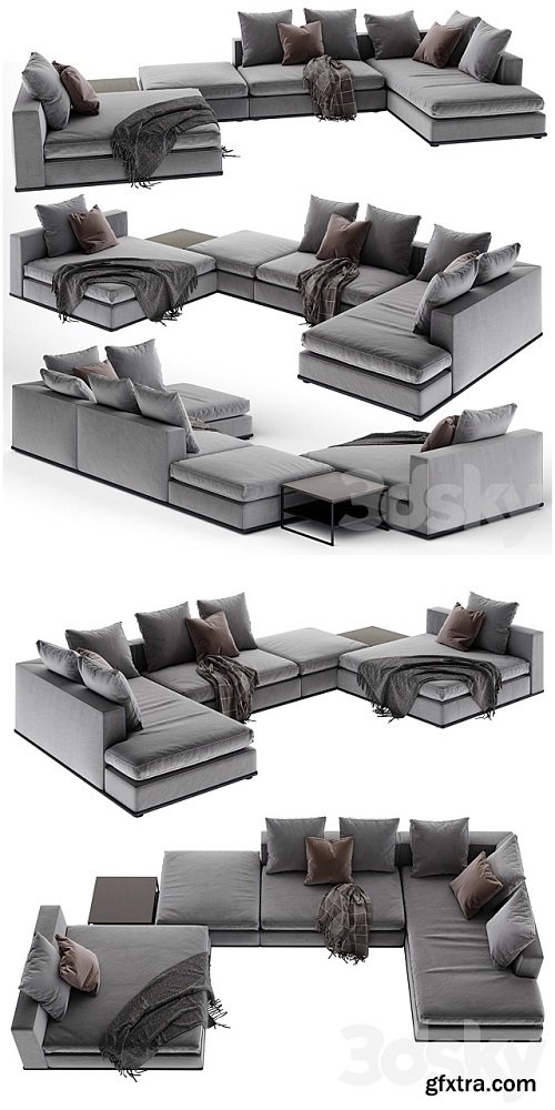 Minotti Powell 5 sofa