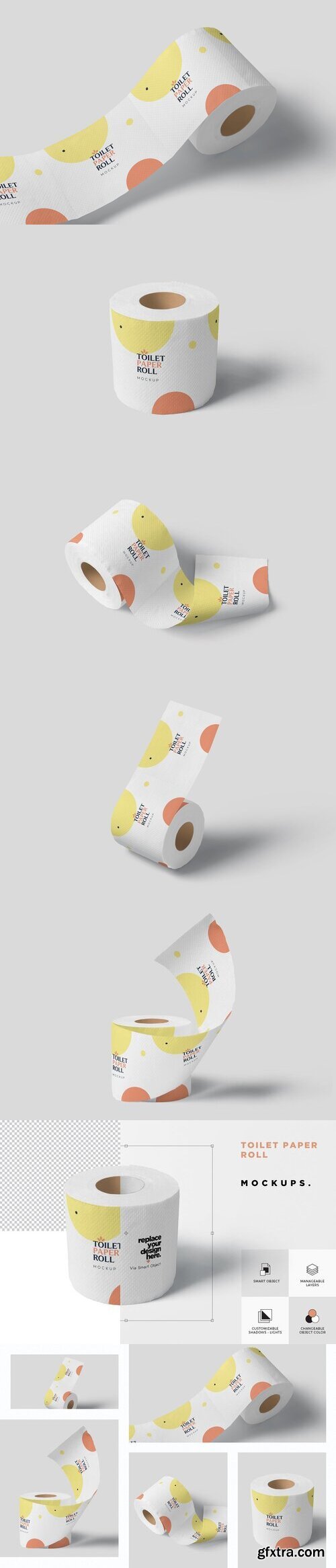 CreativeMarket - Toilet Paper Mockups 7540187