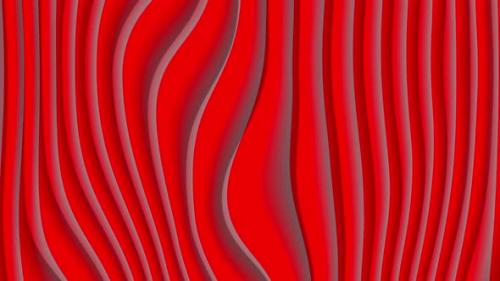 Videohive - Red color liquid line background. 4kTrendy Motion Background - 40684635 - 40684635