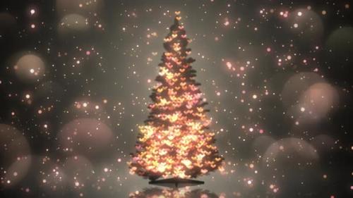 Videohive - Christmas Tree Background 4K - 40684763 - 40684763