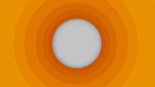 Videohive - Orange Gradient Appearing Frame Circles Cartoon Opening Animation - 40684859 - 40684859