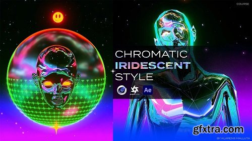 3D Chromatic Iridescent Animation Style in Cinema4D Octane Render