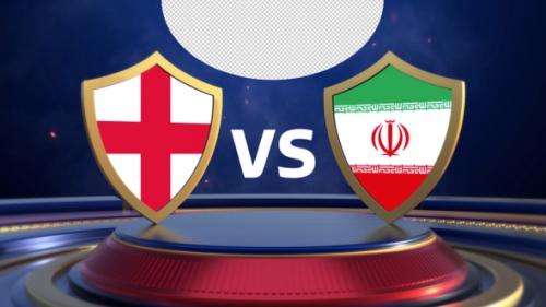 Videohive - England Vs Iran Sports Vs Card Opener - 40685819 - 40685819