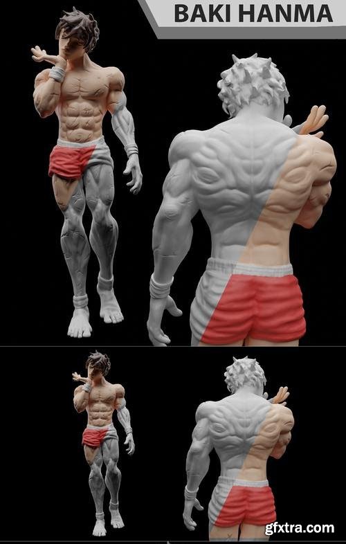 Baki Hanma the Grappler – 3D Print