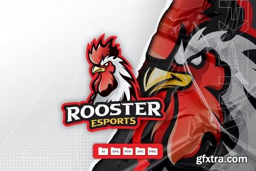 Rooster Mascot Logo Design