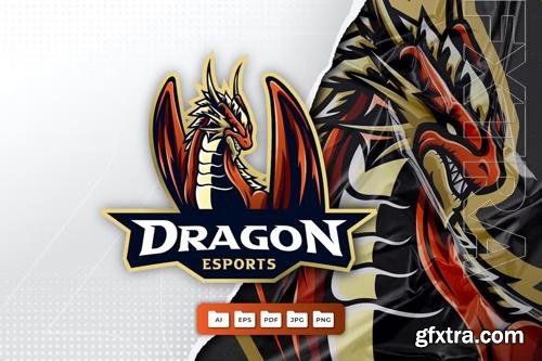 Dragon Mascot Logo Design