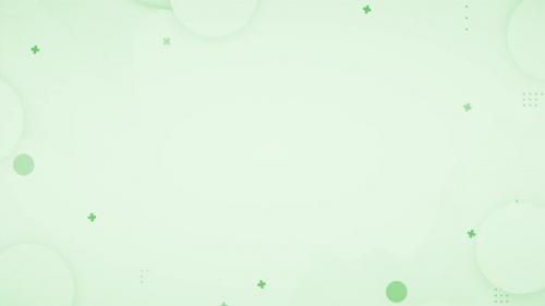 Videohive - Flat Geometric Shapes Green - 40686236 - 40686236