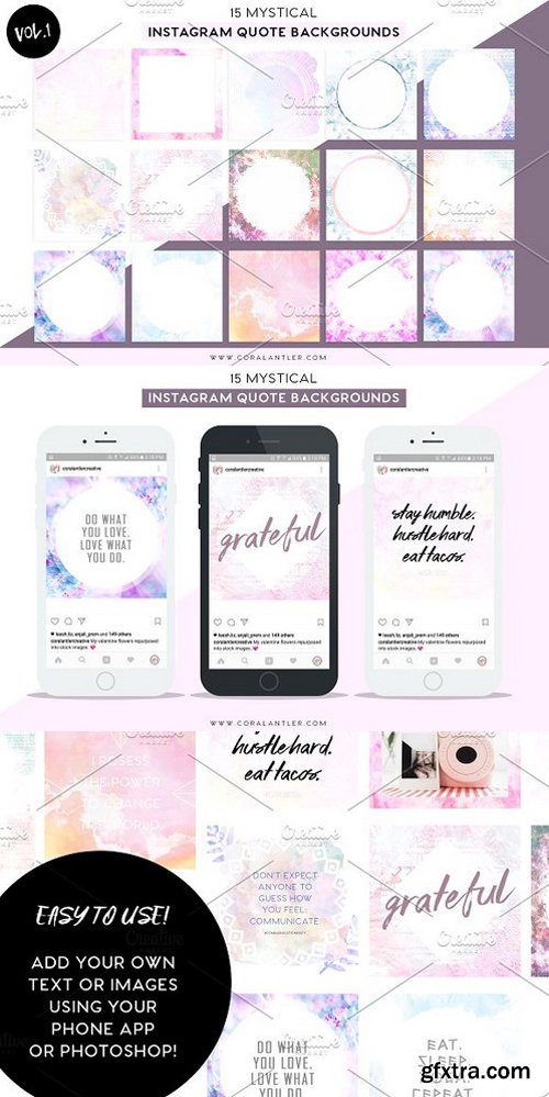 Instagram Quote Backgrounds Vol 1