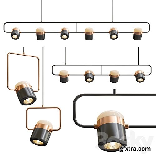 Ling PL6-4-1 Linear Suspension Light