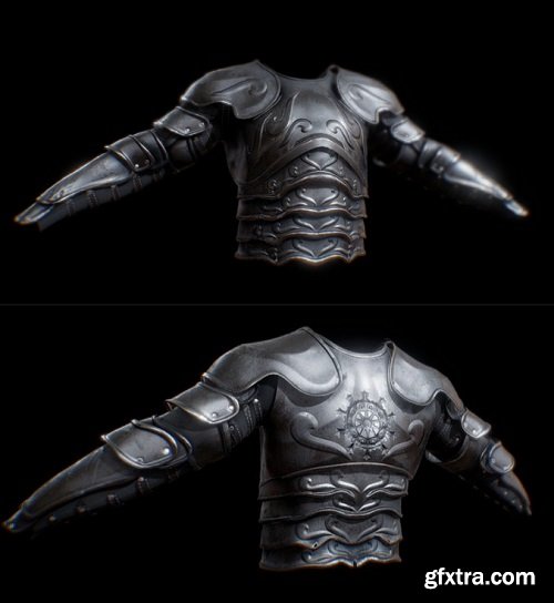 Male Armour- 2 3D Model