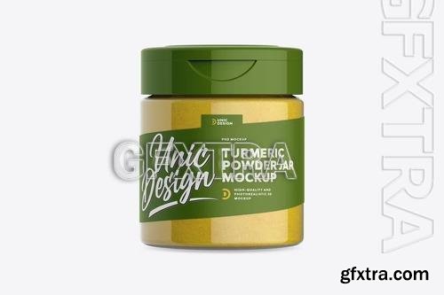 Turmeric Powder Jar Mockup 5MDFNWZ