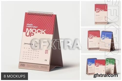 Vertical Desk Calendar Mockup Set QMWTGT2