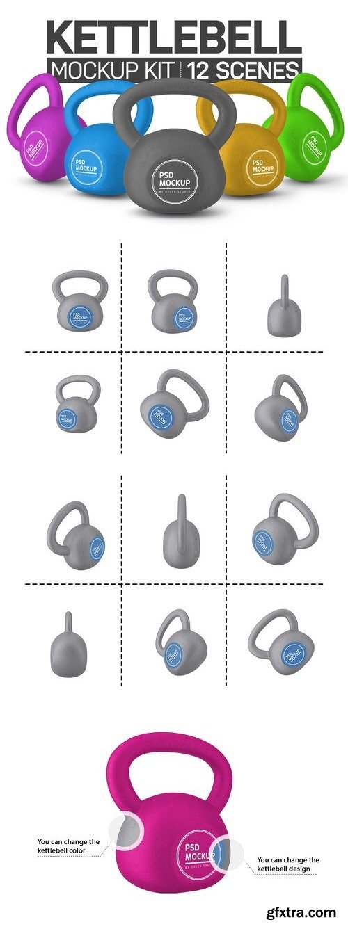 Creativemarket - Kettlebell Kit 7515588