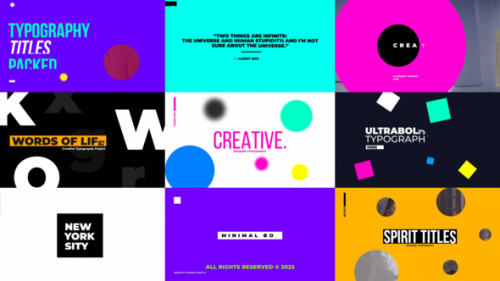 Videohive - Typography Titles V2 | Final Cut Pro X - 40716383 - 40716383