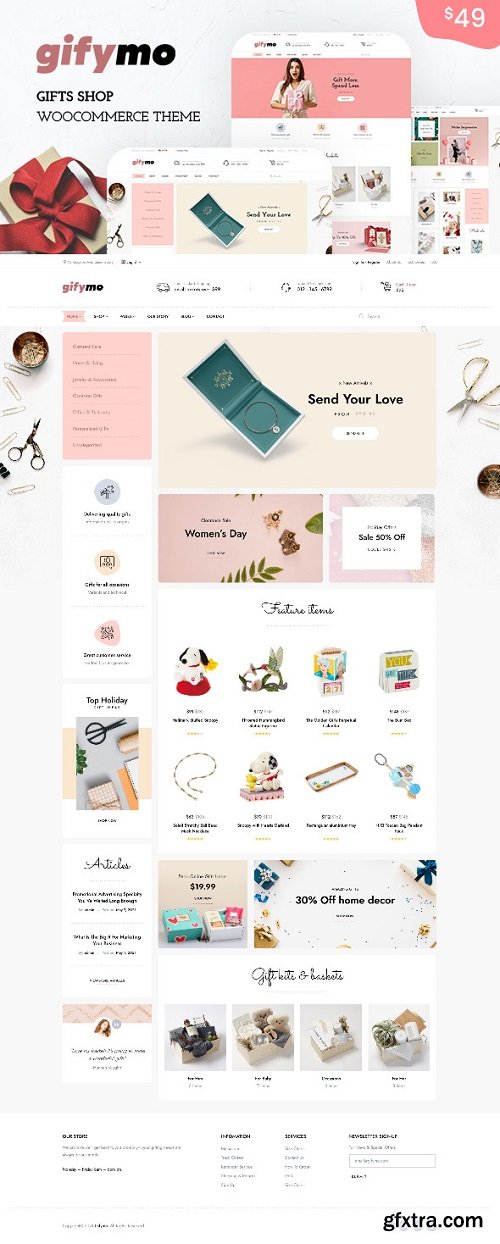 ThemeForest - Gifymo - Gift shop WordPress Theme