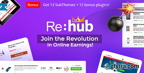 ThemeForest -  REHub - Price Comparison, Affiliate Marketing, Multi Vendor Store, Community Theme v18.5