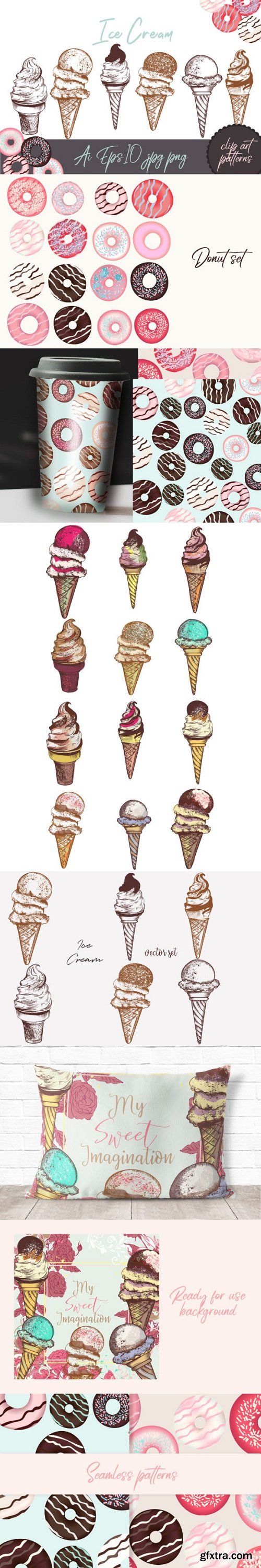 Ice Cream Vector Set