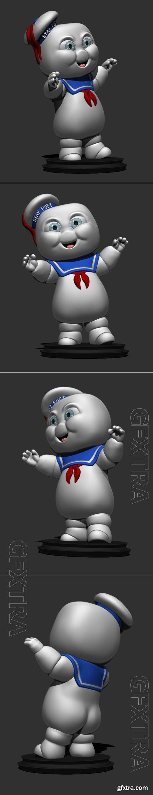 Little Big Head - Stay Puft Marshmallow Man 3D Print